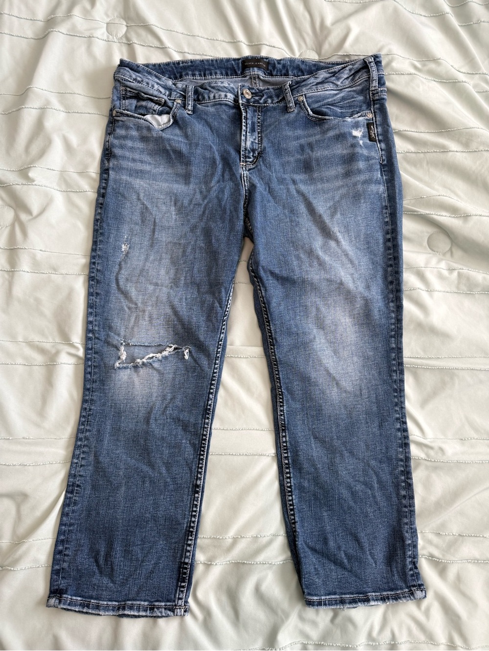 Silver Jeans Co. Elyse Capri Size 16
